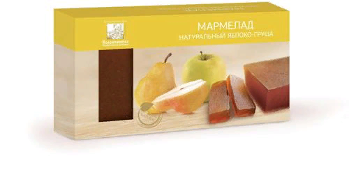  Мармелад пластовый 210г ЯБЛОКО-ГРУША в Курганинске