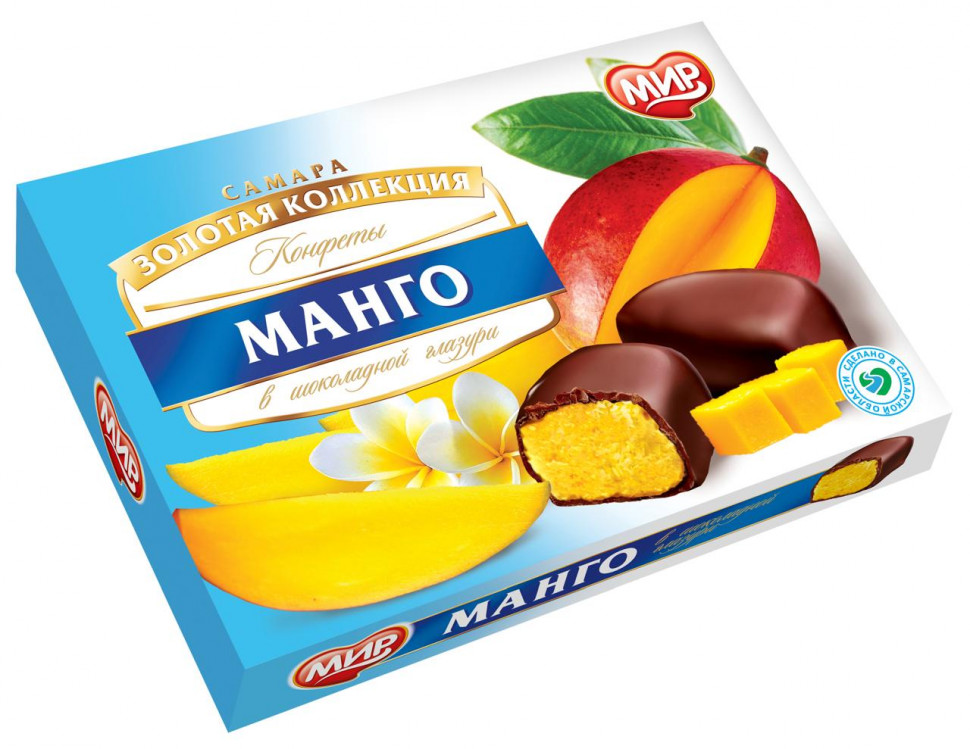  КФ МИР Манго-Кокос в шоколадной глазури 160г  в Курганинске