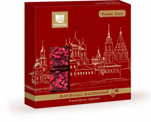 №2 Мармелад   Малиновый СУВЕНИРНЫЙ, 110г   в Курганинске