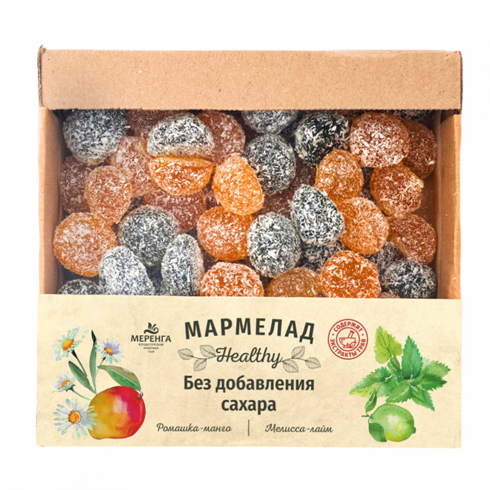  Меренга Мармелад в кокосовой обсыпке Ромашка+Мелисса , 800г     в Курганинске