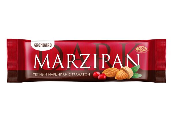 №1 TM Grondard     (10973) Батончики глазированные Марципановые ГРАНАТ, (24шт по 50г)       в Курганинске
