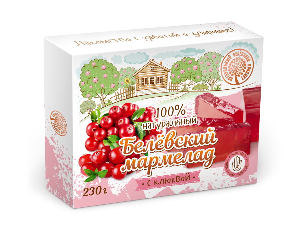  Мармелад белевский "Клюква" 230г в Курганинске