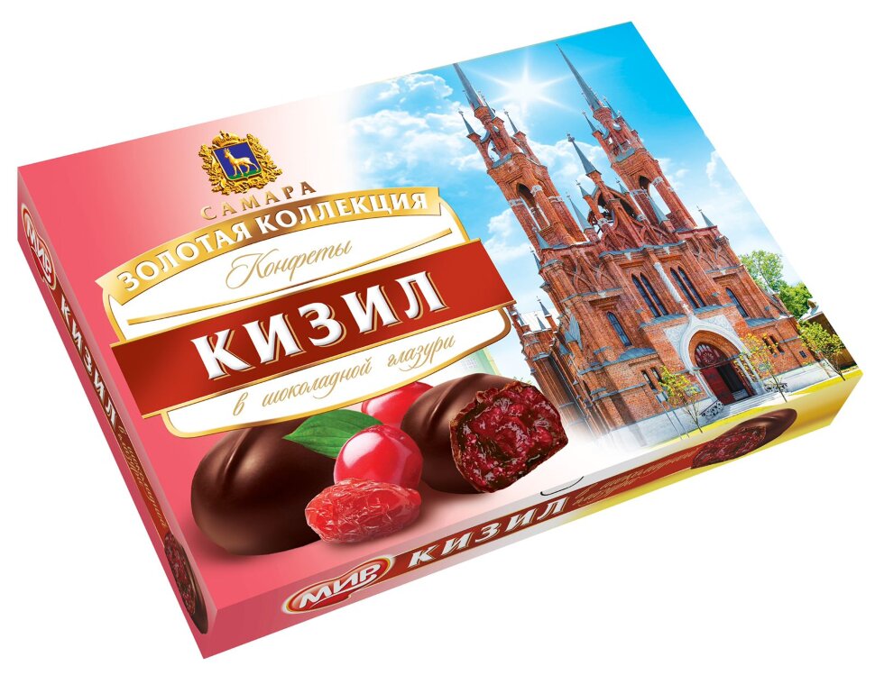  КФ МИР Кизил в шоколадной глазури 160г в Курганинске
